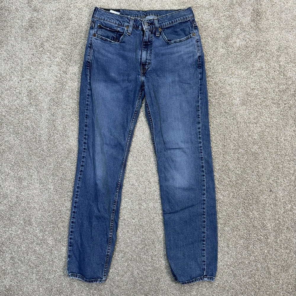 Levi's 514 Straight Fit Jeans Mens 32x32 Blue Medium Wash Classic Denim